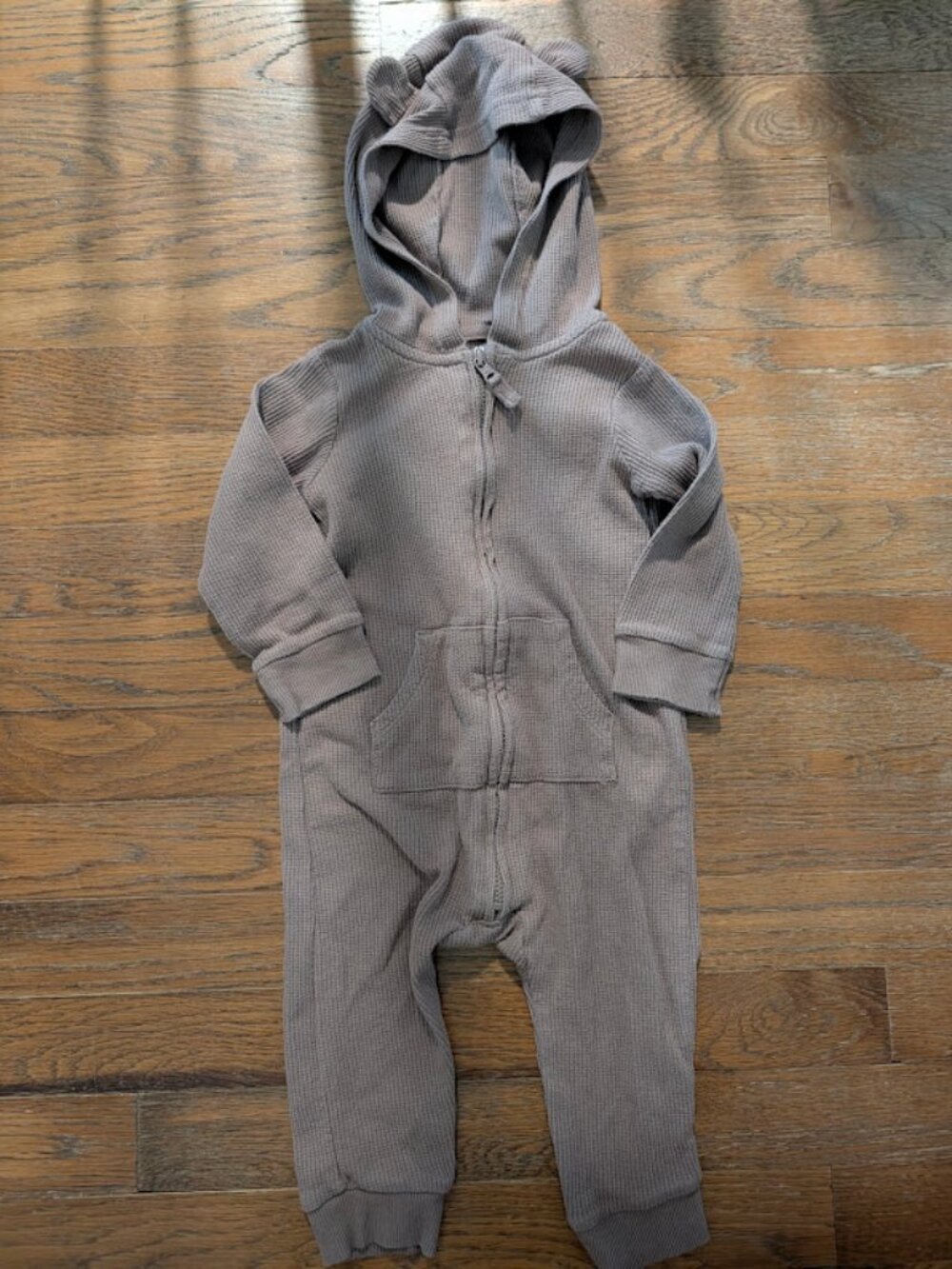 Carter's Brown Jumpsuit Zipper Hoodie 12M